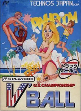 U.S. Championship V'Ball (Japan) (Sample) box cover front